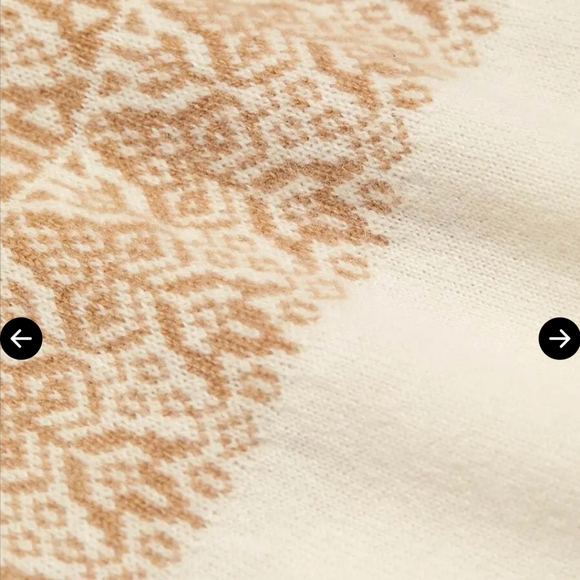 Saks Fifth Avenue Fair Isle Cashmere Sweater Sz.S - Picture 4 of 12